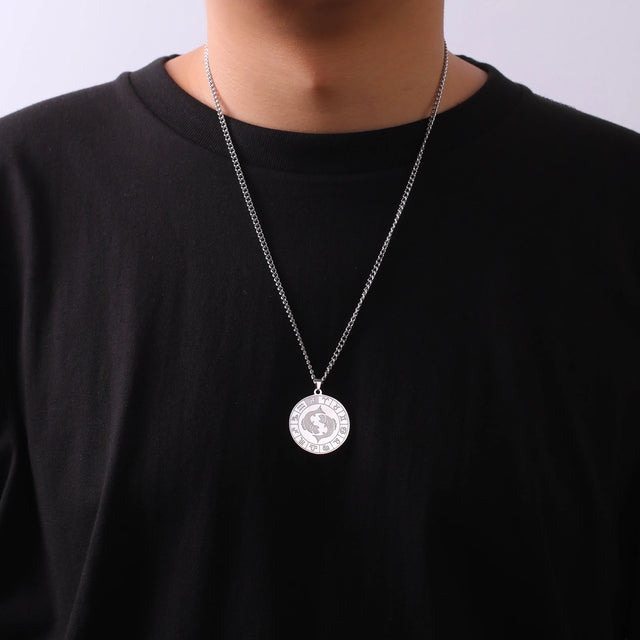 TouchUp And  Compass Pendant