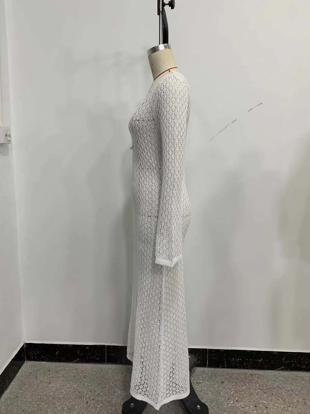 TouchUp And More Long Knit Sleeve Dress