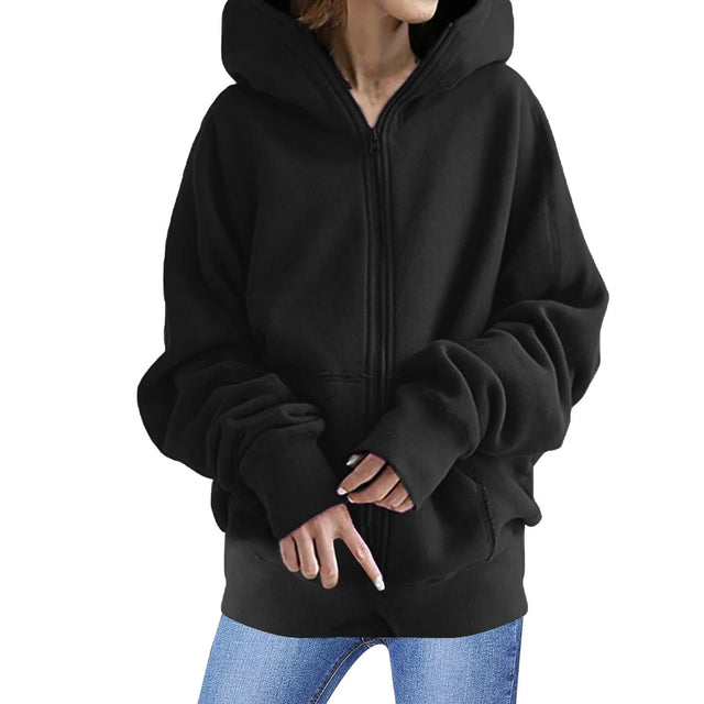 TouchUp And More Oversized Zip Hoodie