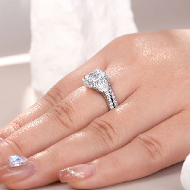 TouchUp And More Bridal Ring Set - Cubic Zircon